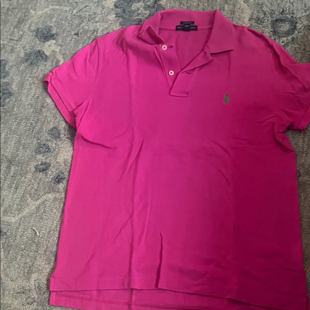 Ralph Lauren Bright Pink Polo Shirt